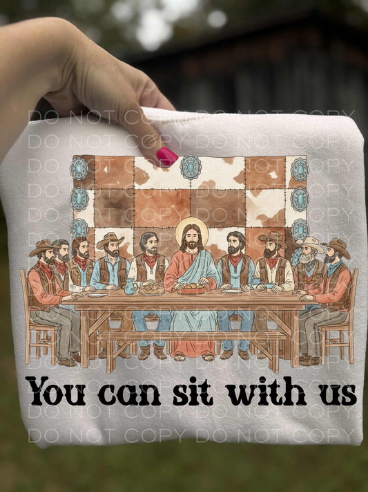 Western You Can Sit With Us PNG