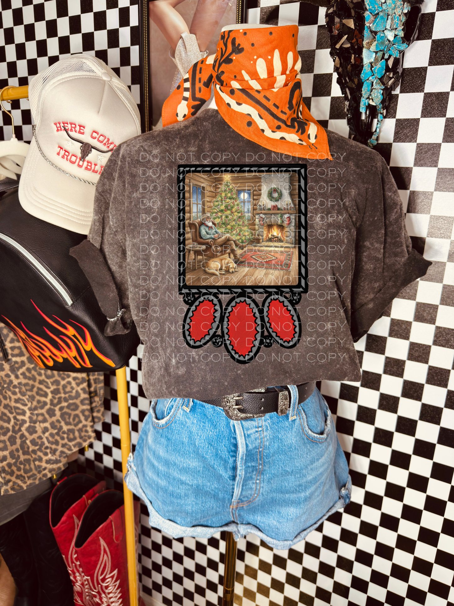 Cowboy Christmas PNG