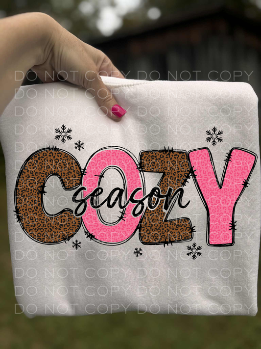 Cheetah Cozy Season PNG