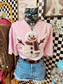 faux chenille patch snowman png