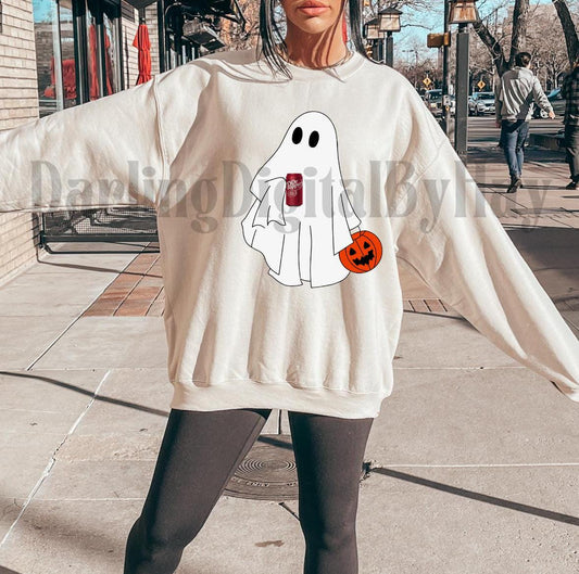 Halloween Dr Pepper Ghost PNG, funny ghost crew, Halloween gifts, Dr Pepper Ghost PNG, Cute Ghost PNG, Halloween Dr Pepper Ghost
