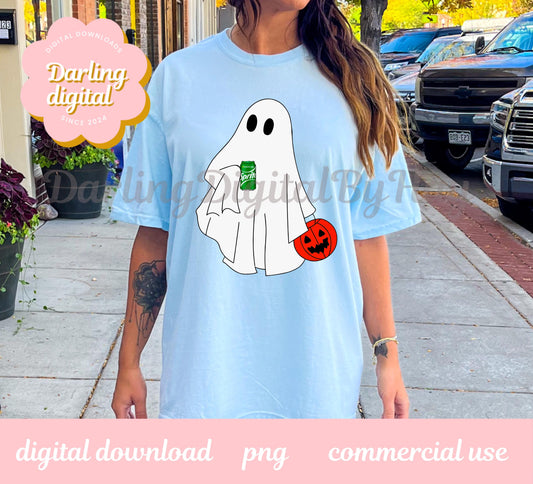 Halloween Sprite Ghost PNG, funny ghost crew, Halloween gifts, sprite Ghost PNG, Cute Ghost PNG, Halloween Dr Pepper Ghost