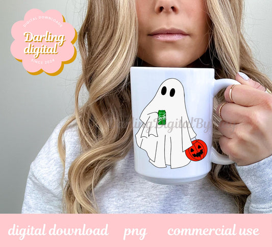 Halloween Sprite Ghost PNG, funny ghost crew, Halloween gifts, sprite Ghost PNG, Cute Ghost PNG, Halloween Dr Pepper Ghost