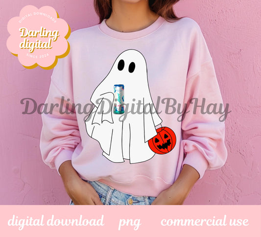 Halloween Alani Nu Blue Slush Ghost PNG , funny ghost crew, Halloween gifts, Alani Ghost PNG, Cute Ghost PNG, Halloween Alani Nu Ghost