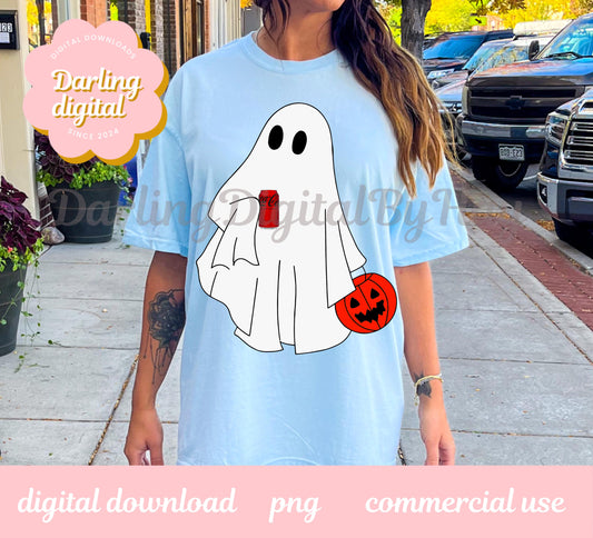 Halloween coke zero Ghost PNG, funny ghost crew, Halloween gifts, coke zero Ghost PNG, Cute Ghost PNG, Halloween Dr Pepper Ghost