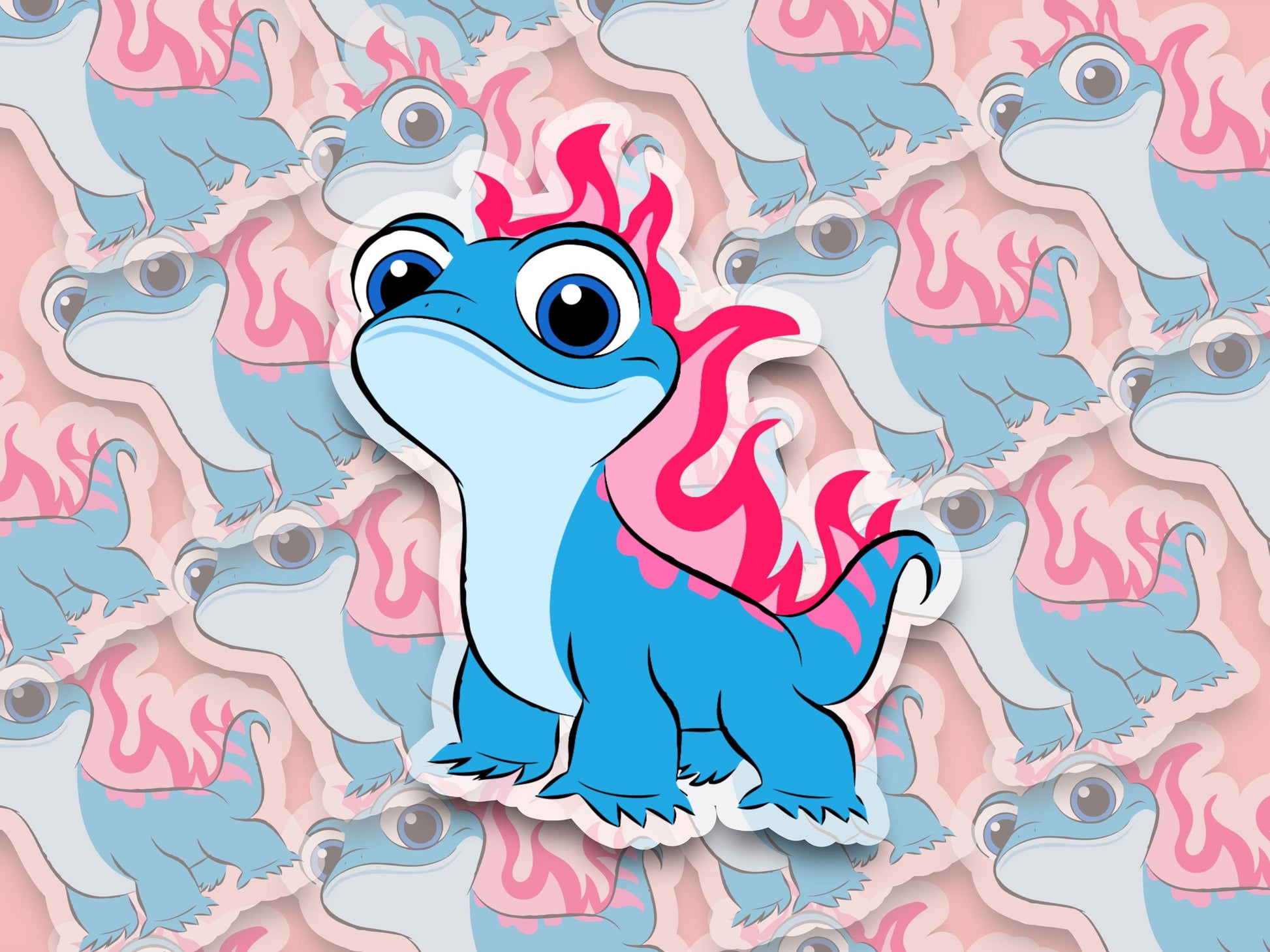 Bruni Clear Sticker 2.5x3”