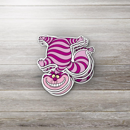 Cheshire Cat Wacky Sticker 2.79x3"